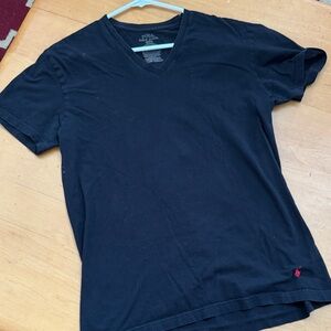 Polo by Ralph Lauren Men's Navy V-Neck Tee